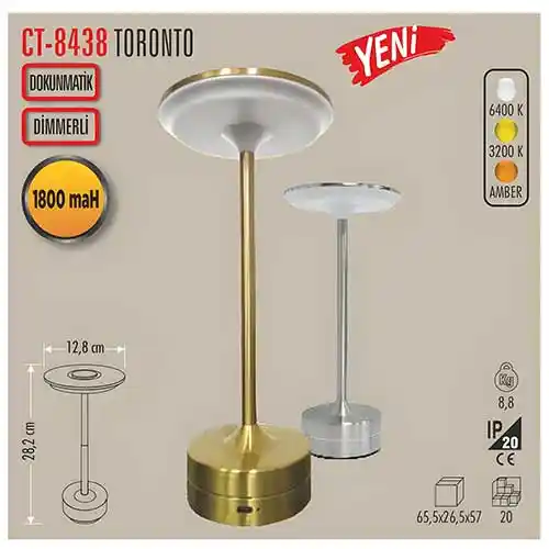 Cata CT 8438 LED Masa Lambası: Modern ve Enerji Verimli Aydınlatma Çözümü