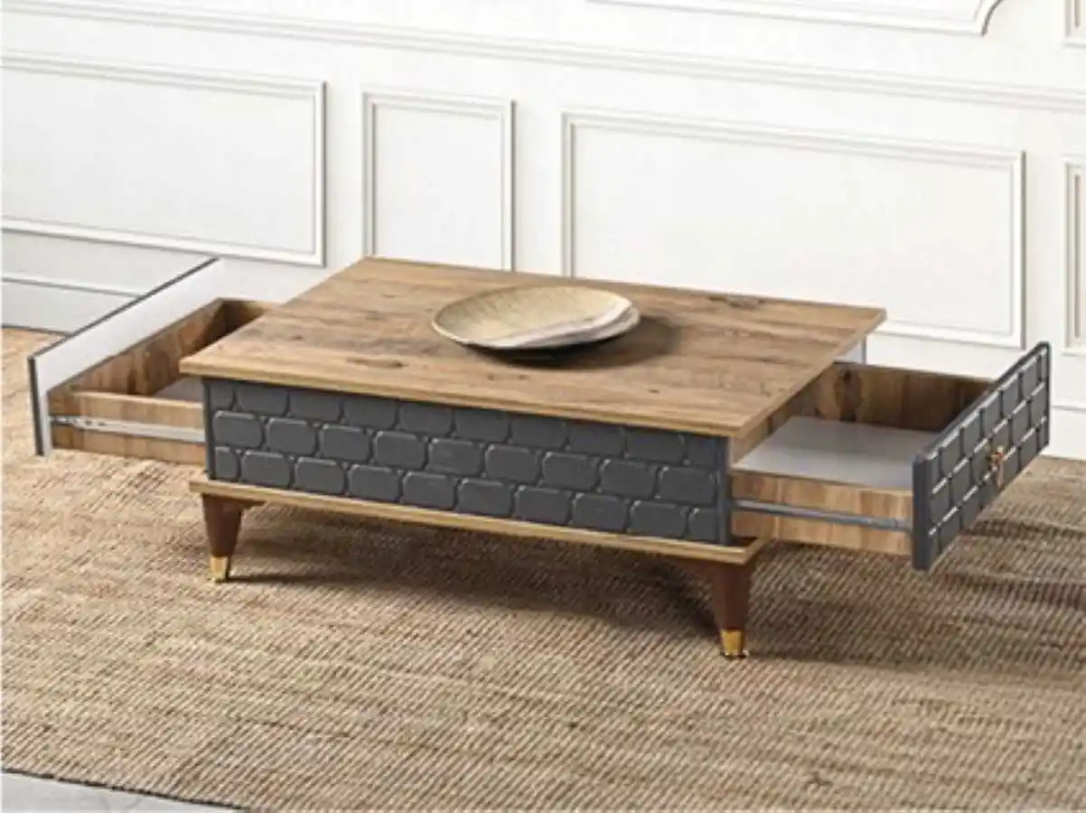 Çekmeceli Çok Yönlü Sehpa: Fonksiyonellik ve Estetiğin Modern Tasarımı