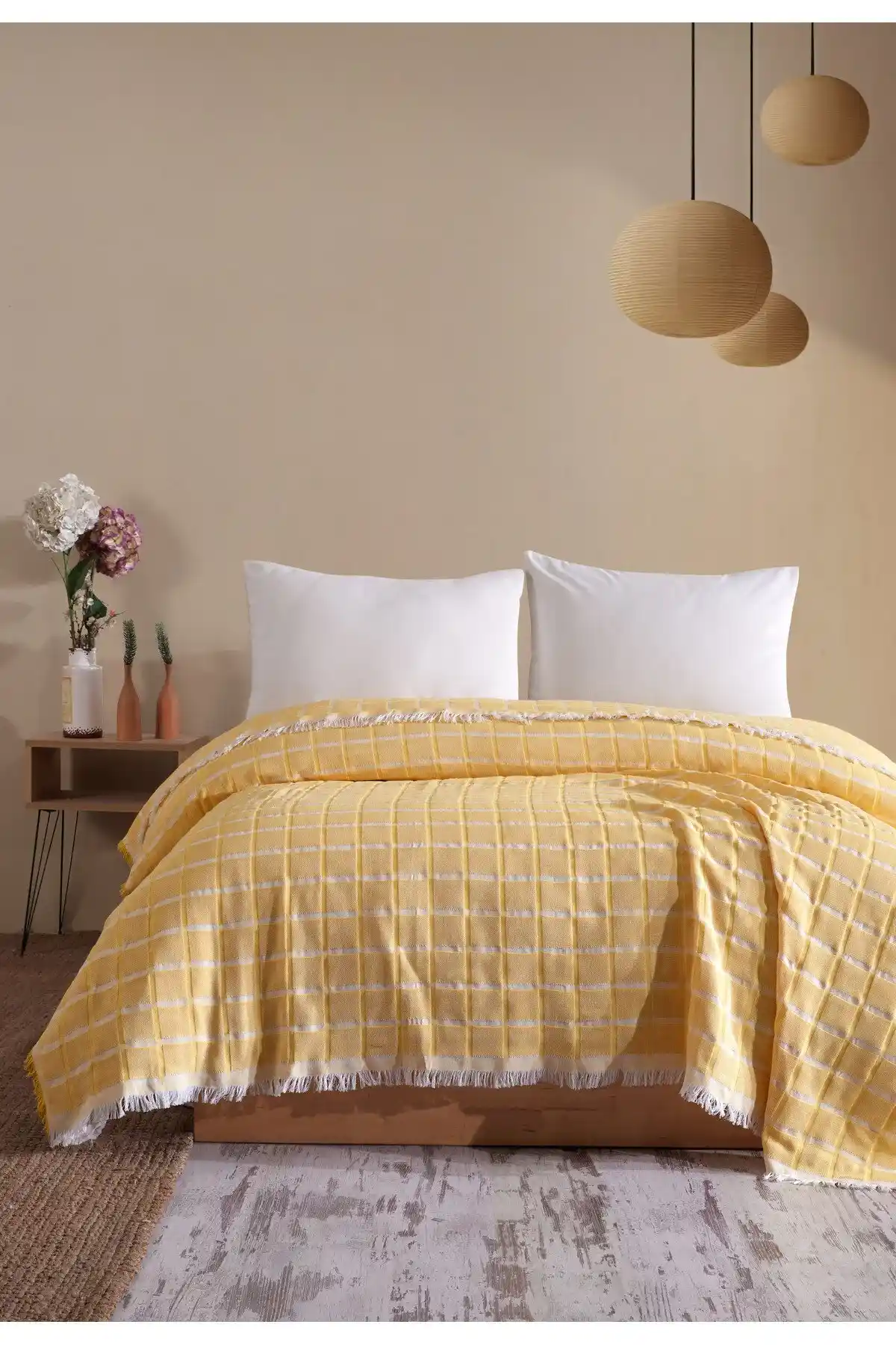 Çift Kişilik 4 Katlı Pamuklu Yatak Örtüleri: Konfor ve Dayanıklılık Sunan Seçenekler