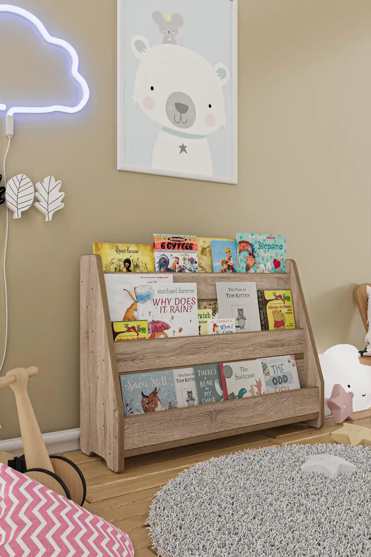 Çocuk Kitaplıklarında Wood Design: Güvenlik ve Estetikle Fonksiyonellik Sağlayan Tasarımlar