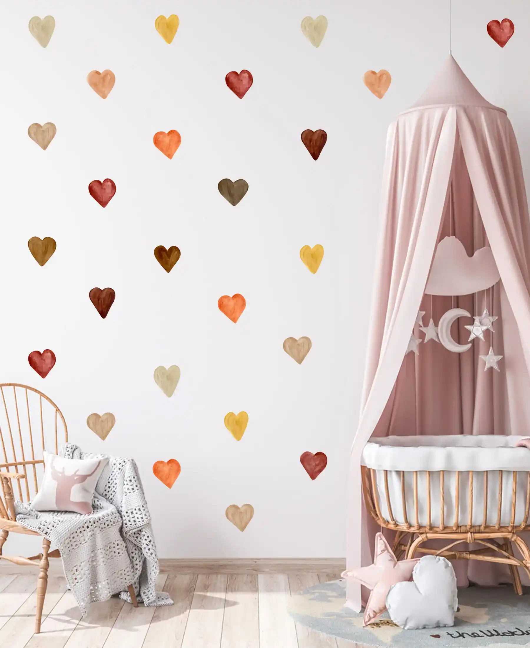 Çocuk Odası Dekorasyonunda Kalpler Stickerları ile Sevimli ve Eğlenceli Atmosfer Yaratma Rehberi