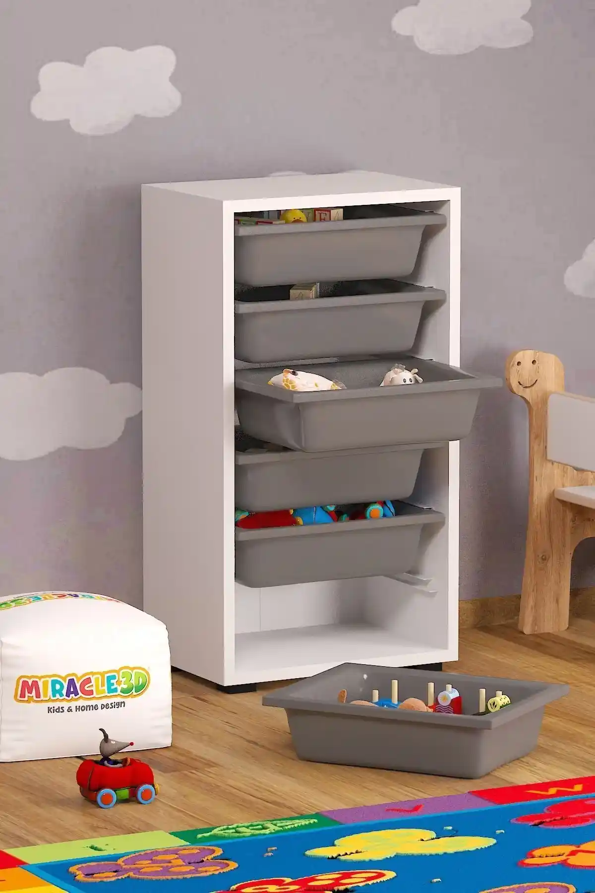 Çocuk Odası İçin Pratik Çok Amaçlı Dolaplar: İşlevsellik ve Estetiğin Buluşması