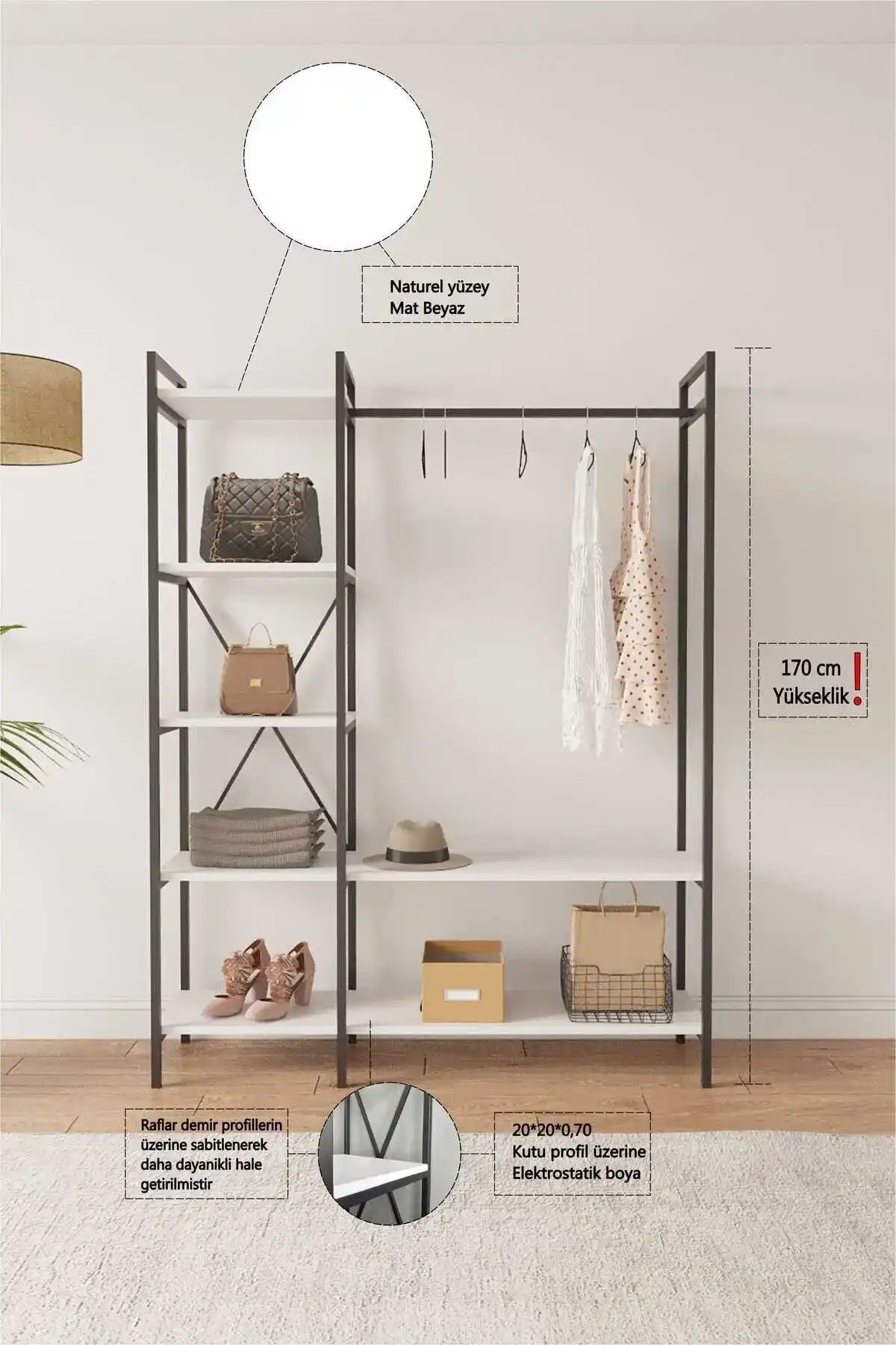 Cosargroup Elbise Dolabı: Fonksiyonel Tasarım ve Kullanım Kolaylığı