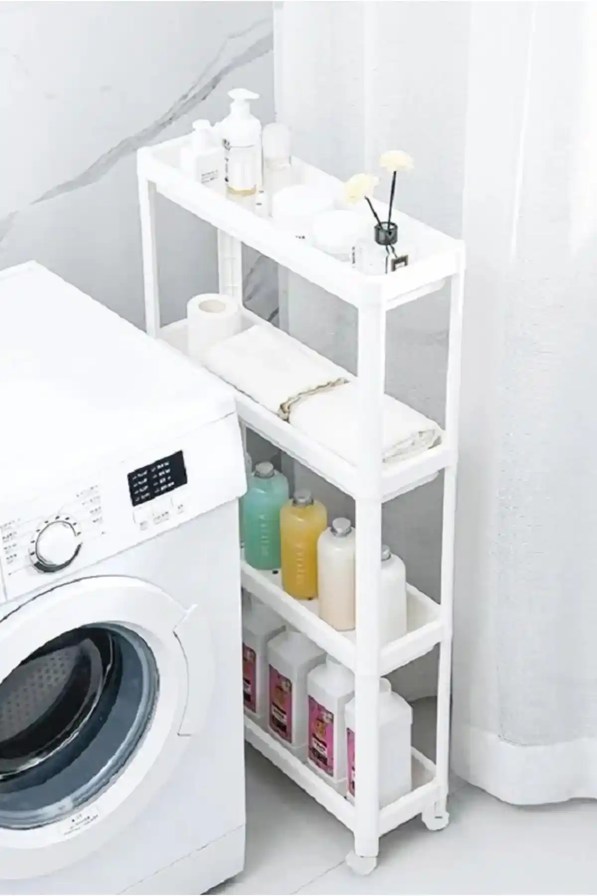 Dar Banyolar İçin Beyaz Organizerlar: Alanı Verimli Kullanmanın Pratik Yolları