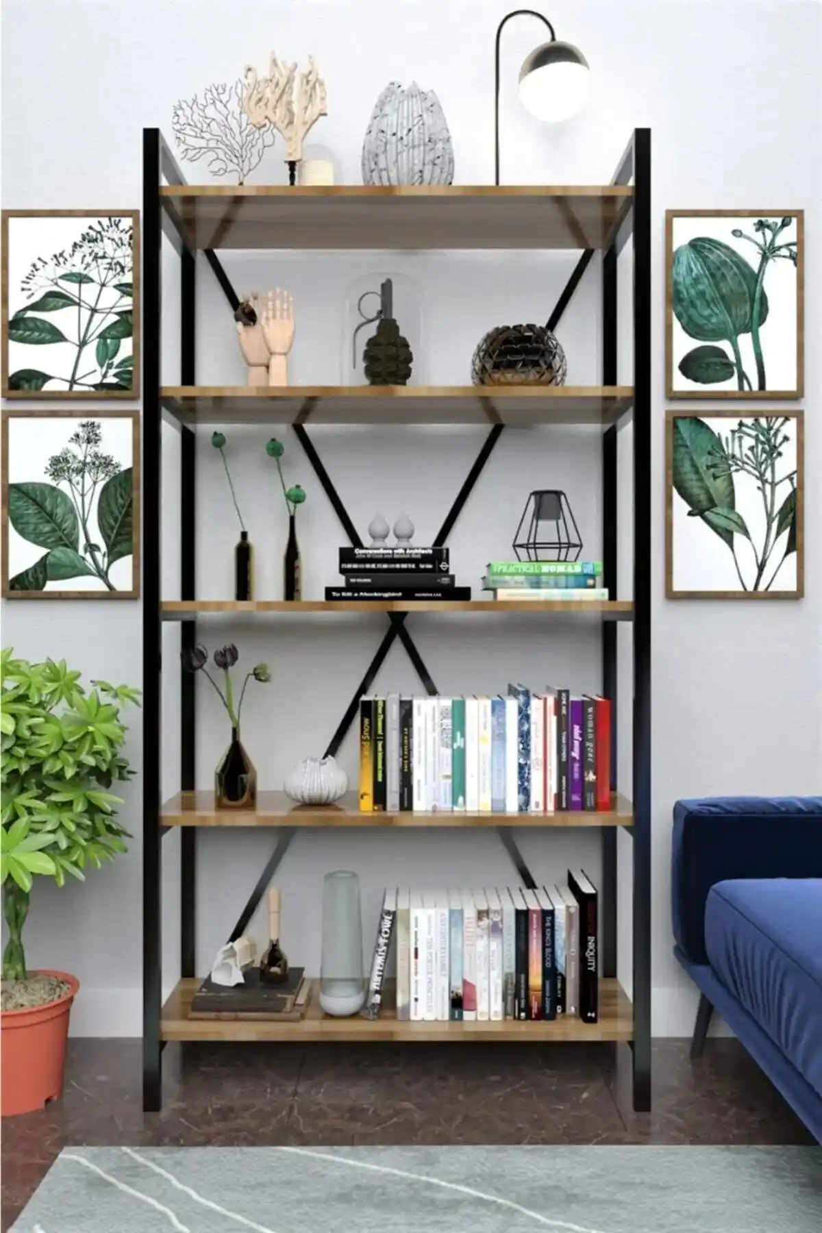 Dayanıklı ve Şık Dekoratif Kitaplıklar: Ev Dekorasyonunda Fonksiyonellik ve Estetiğin Buluşması