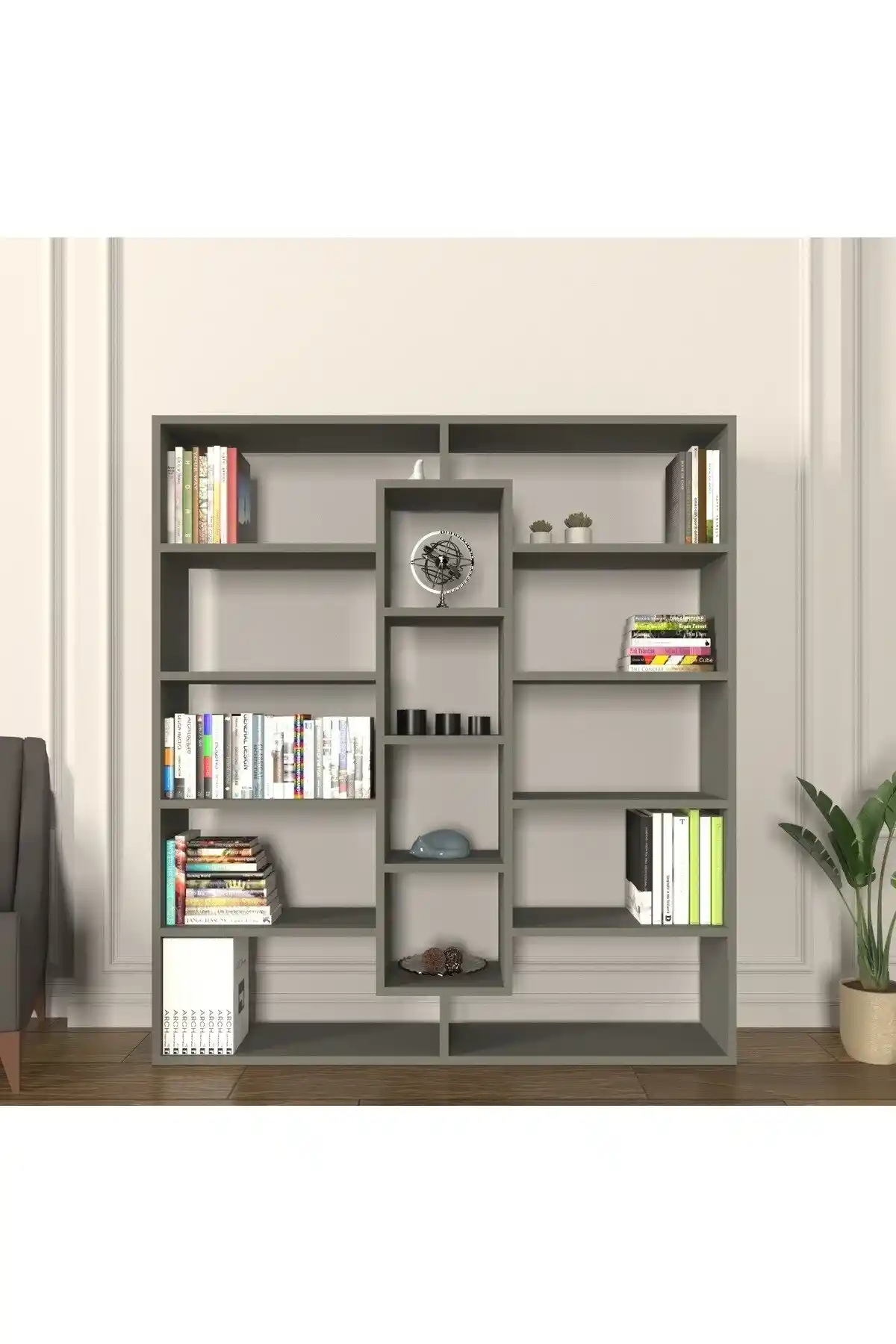 Dekoratif Modern Tasarım Kitaplıkları: Estetik ve Fonksiyonellik Bir Arada