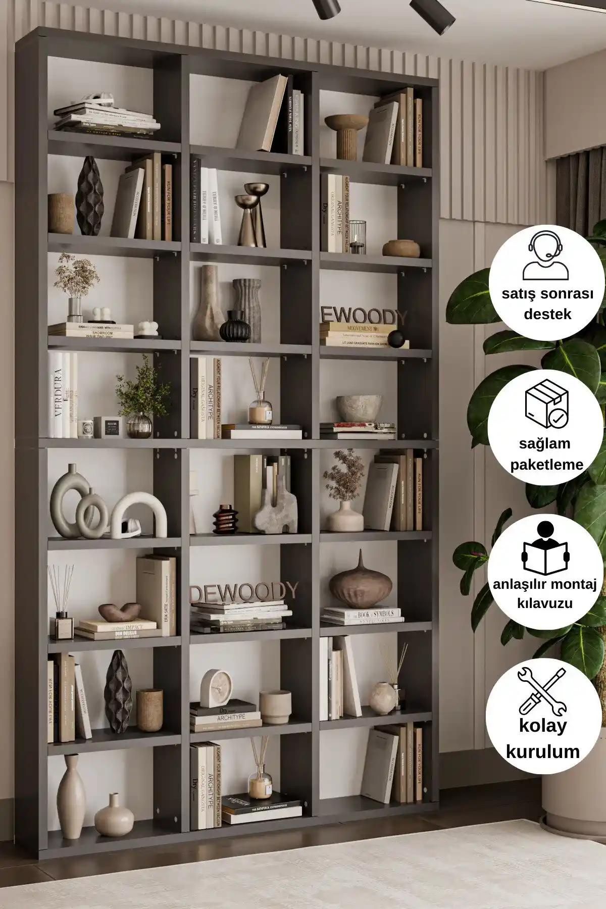 Dewoody Kitaplıkların Tasarım ve Fonksiyonellik Özellikleri Hakkında Kapsamlı Bilgi