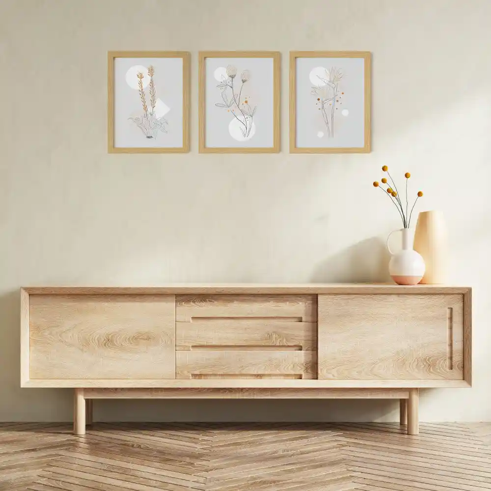 Doğal Ahşap Modern Dekoratif Tablolar: Estetik ve Doğallığın Buluşması