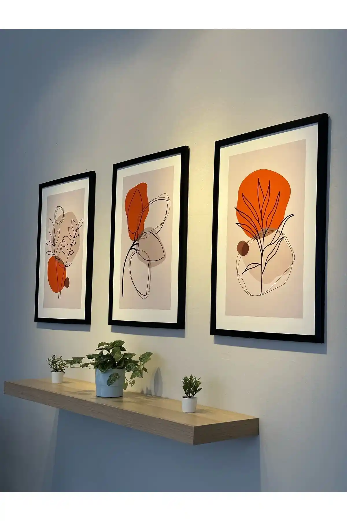 Doğal Görünüm 3'lü Tableau Setleri ile Sıcak ve Estetik Mekanlar Yaratın