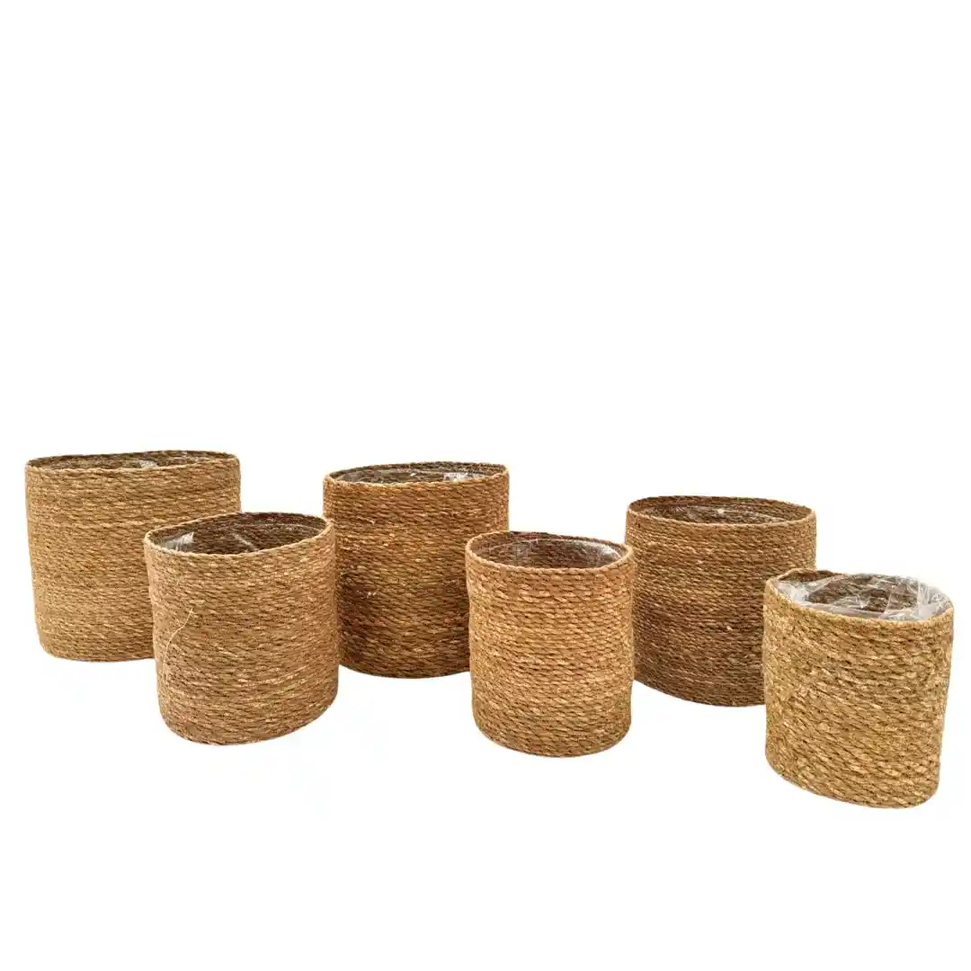 Eko Dostu Hasır Saksı Sepetleri: Doğayla Uyumlu ve Şık Dekorasyon Çözümü