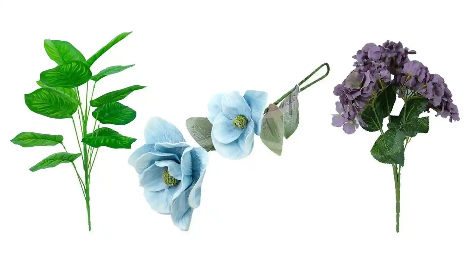 Estetik ve Dayanıklı 3'lü Yapay Çiçekler Modern Dekorasyonun Vazgeçilmezi