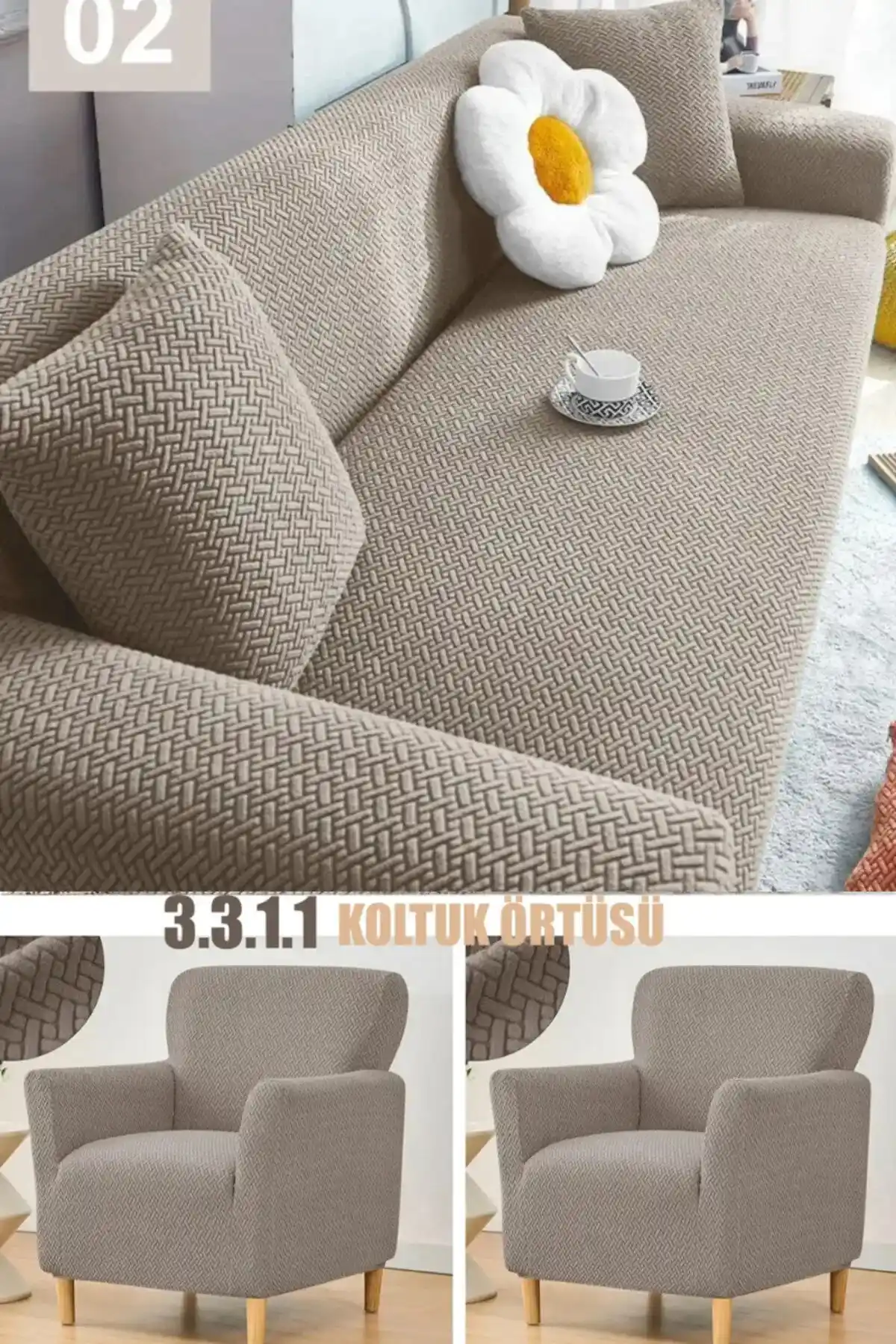 Estetik ve Dayanıklı Jakarlı Koltuk Örtüleri: Dekorasyonda Şıklık ve Uzun Ömür