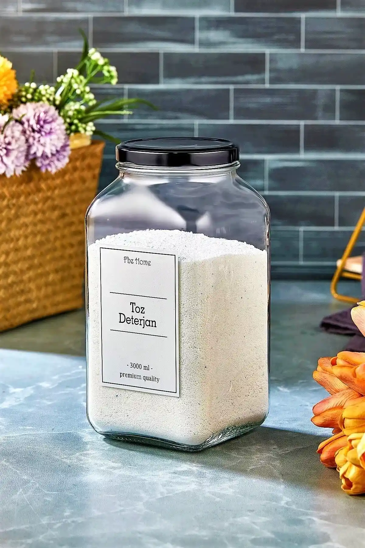 Ev Dekorasyonuna Uygun Modern Deterjan Kavanozları ile Şık ve Fonksiyonel Çözümler