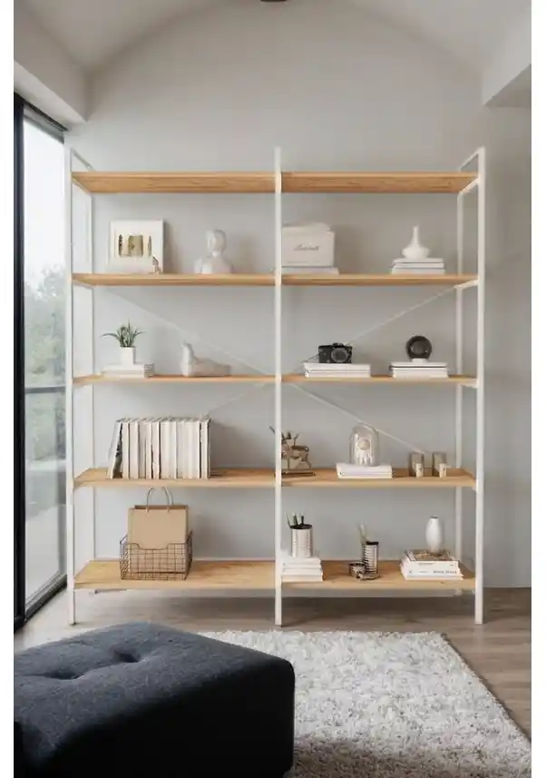 Ev Dekorasyonunda 5 Raflı Kitaplık Seçenekleri ve Tasarım İpuçları