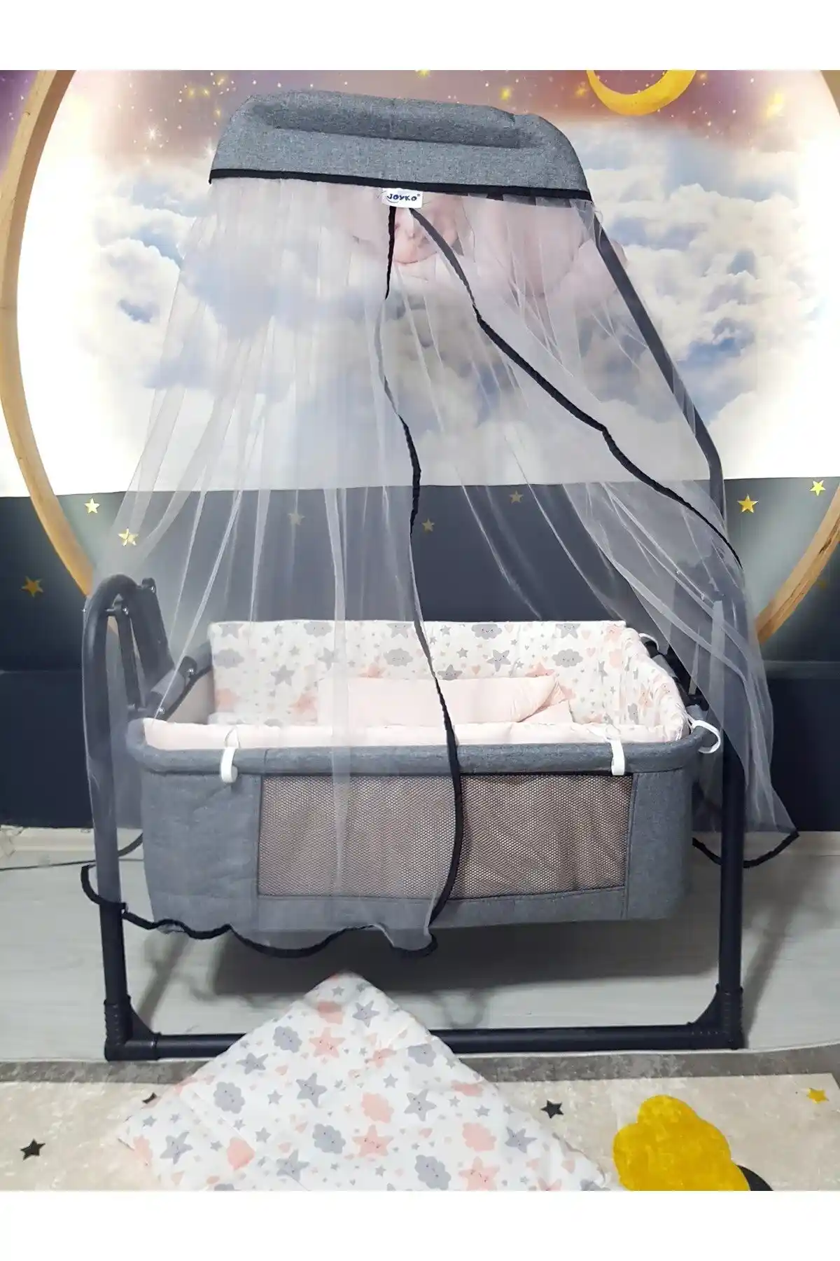 Fileli Keten Bebek Beşiği: Doğal ve Şık Uyku Çözümü Bebekler İçin Sağlıklı ve Estetik Alternatif