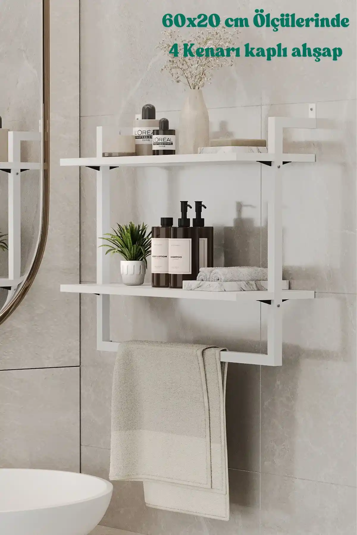 Fonksiyonel 2'li banyo rafları: Tasarım ve kullanımda yenilikçi çözümler