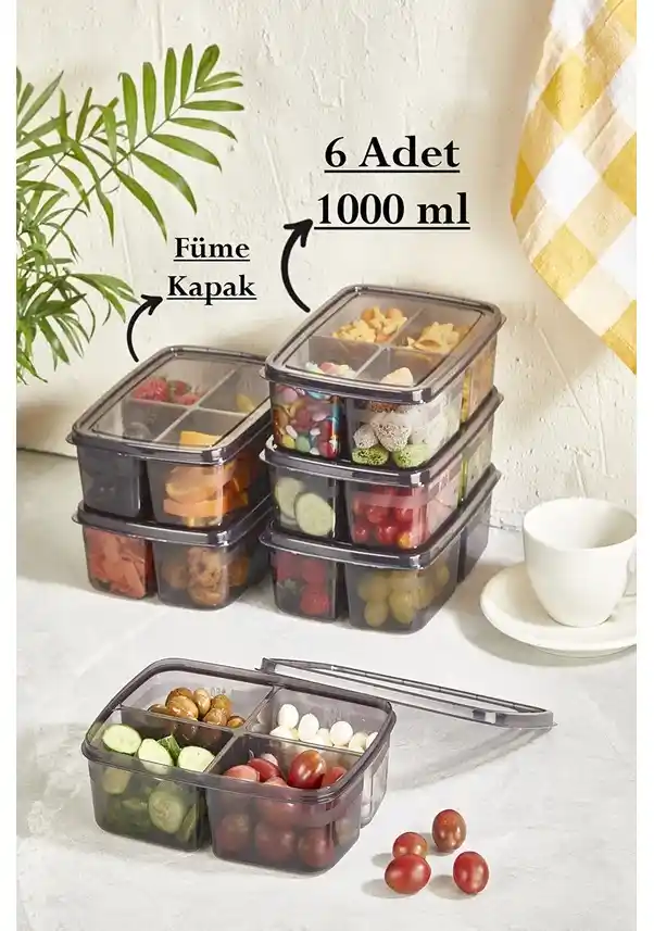 Füme Renkli Mutfak Saklama Kabı Setleri: Dayanıklı, Şık ve Fonksiyonel Çözümler