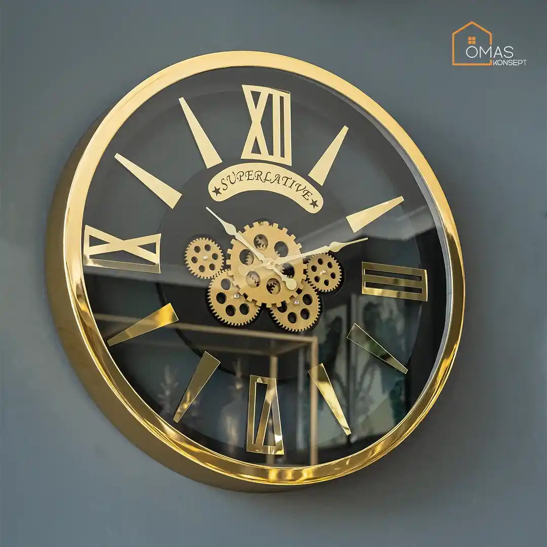 Gold Desenli Duvar Saatleri: Lüks ve Şıklık Yansıtan Dekoratif Seçenekler