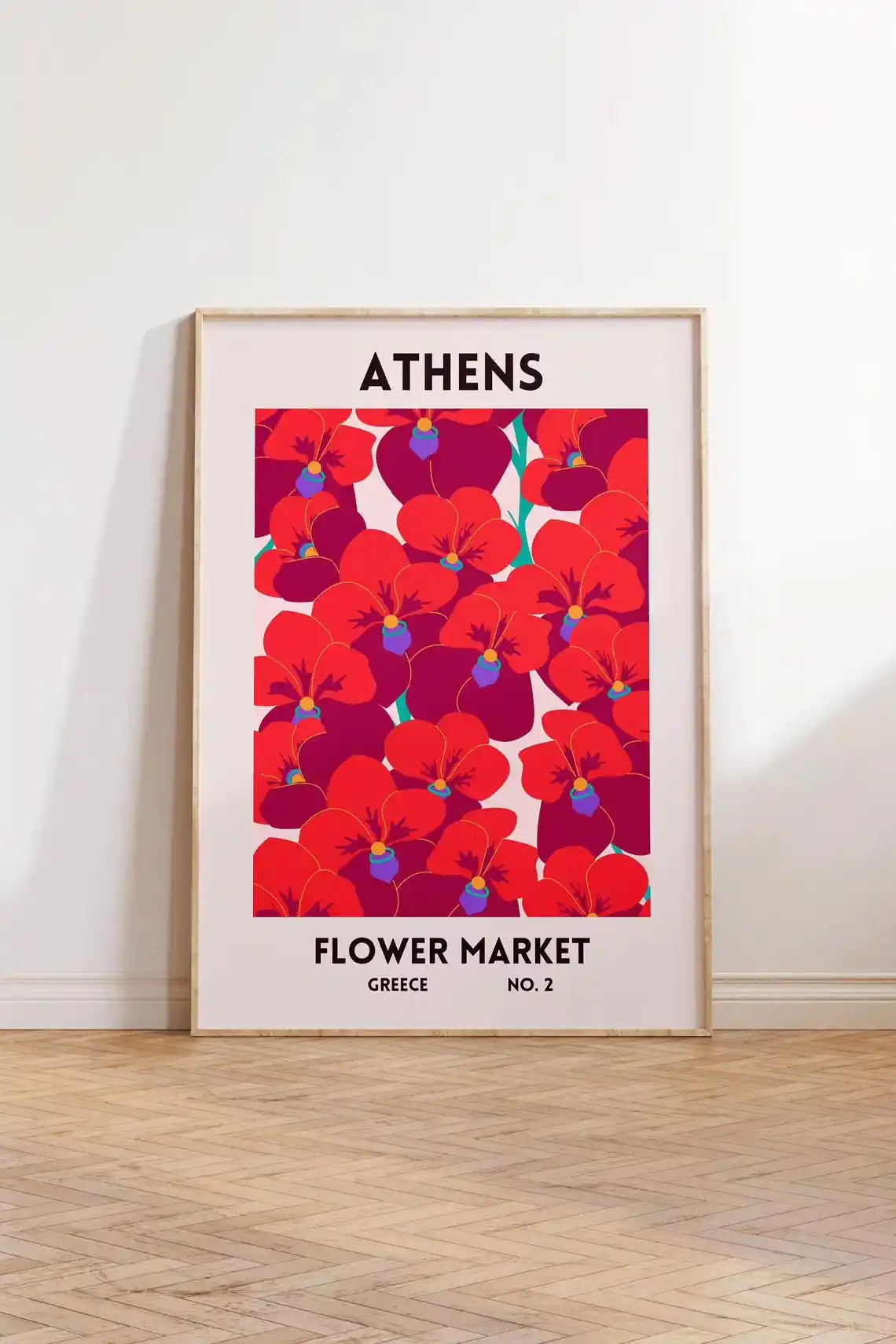 Grek Çiçek Temalı Posterlerle Modern İç Mekan Dekorasyonu Rehberi