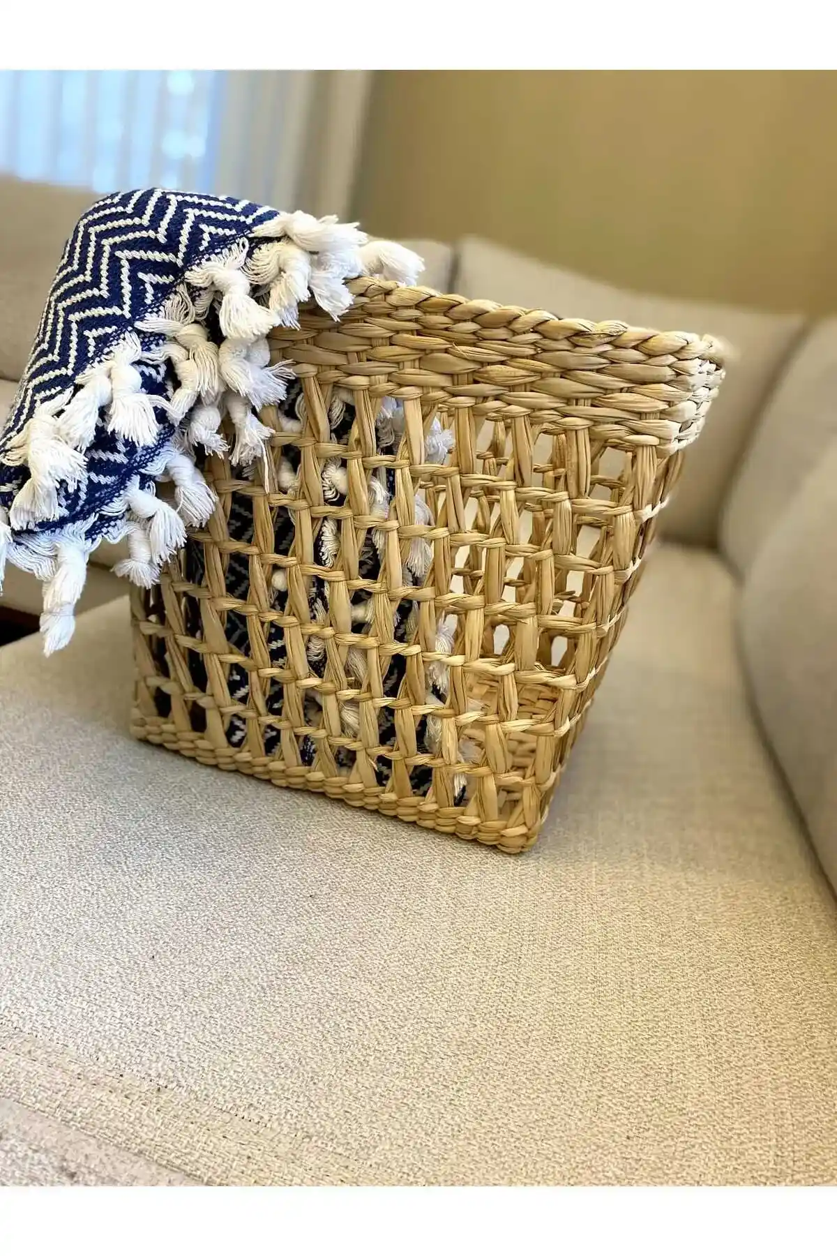 Hasır Sepetler ile Ev Dekorasyonunda Doğal ve Estetik Çözümler