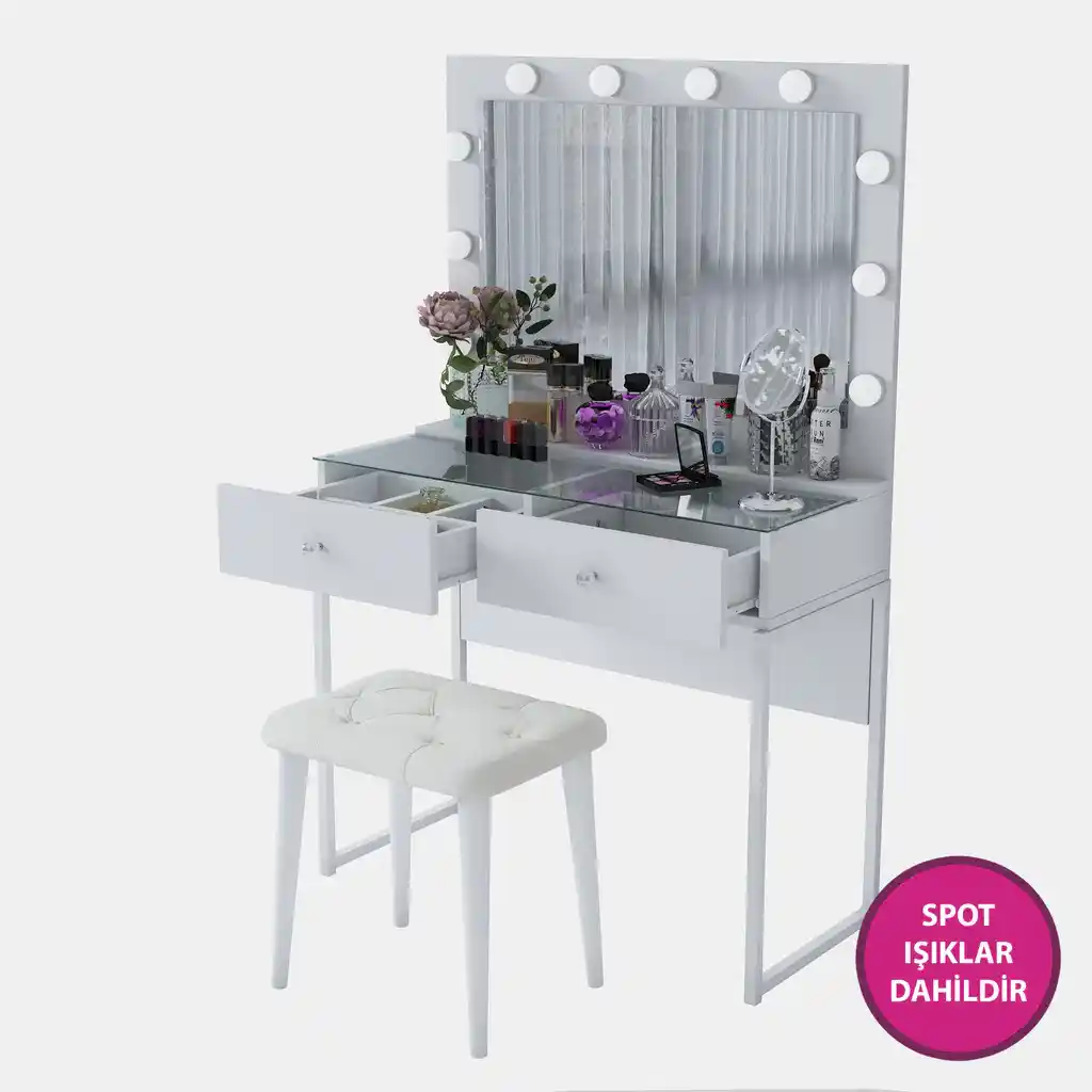 Hollywood Makyaj Masası Seçerken Dikkat Edilmesi Gereken Özellikler ve Tasarım Trendleri