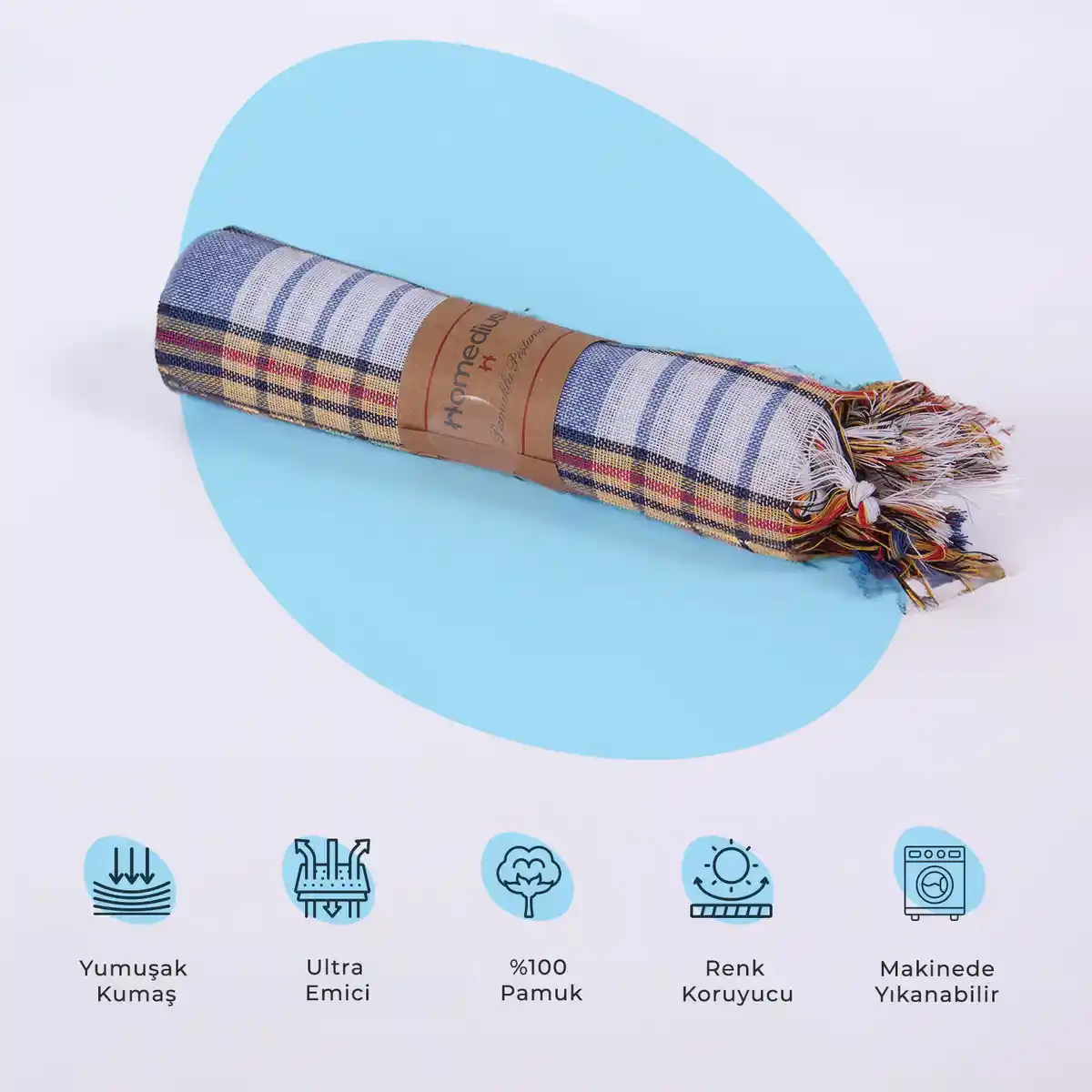 Homedius Hafif Pamuk Pestemal: Çok Yönlü Kullanımı ve Estetik Tasarımıyla Dekorasyona Yeni Bir Dokunuş