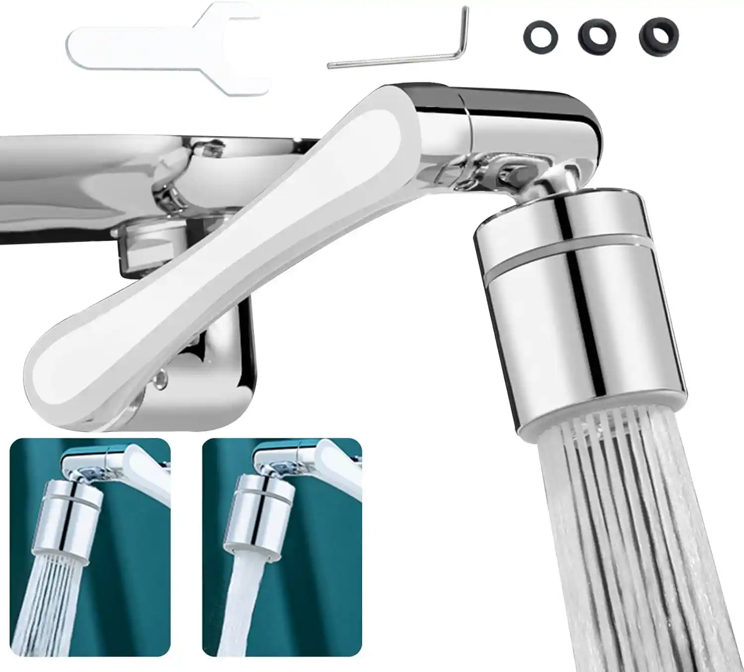 İki Fonksiyonlu Musluk Başlıkları ile Banyonuzda Hem Estetik Hem Fonksiyonellik