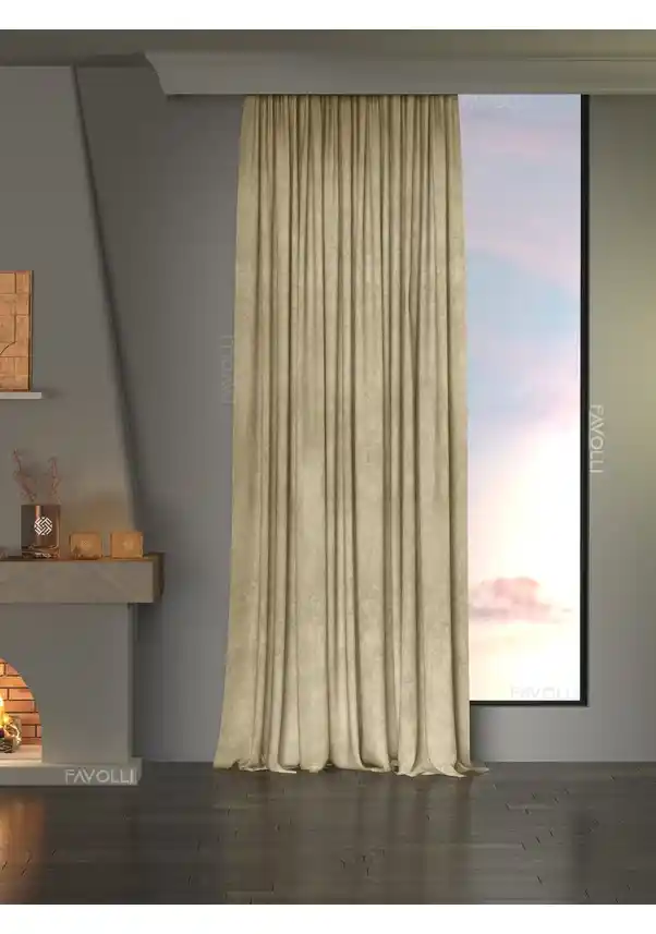 Kadife Fon Perdelerle Ev Dekorasyonunda Şıklık ve Konforun Buluşması