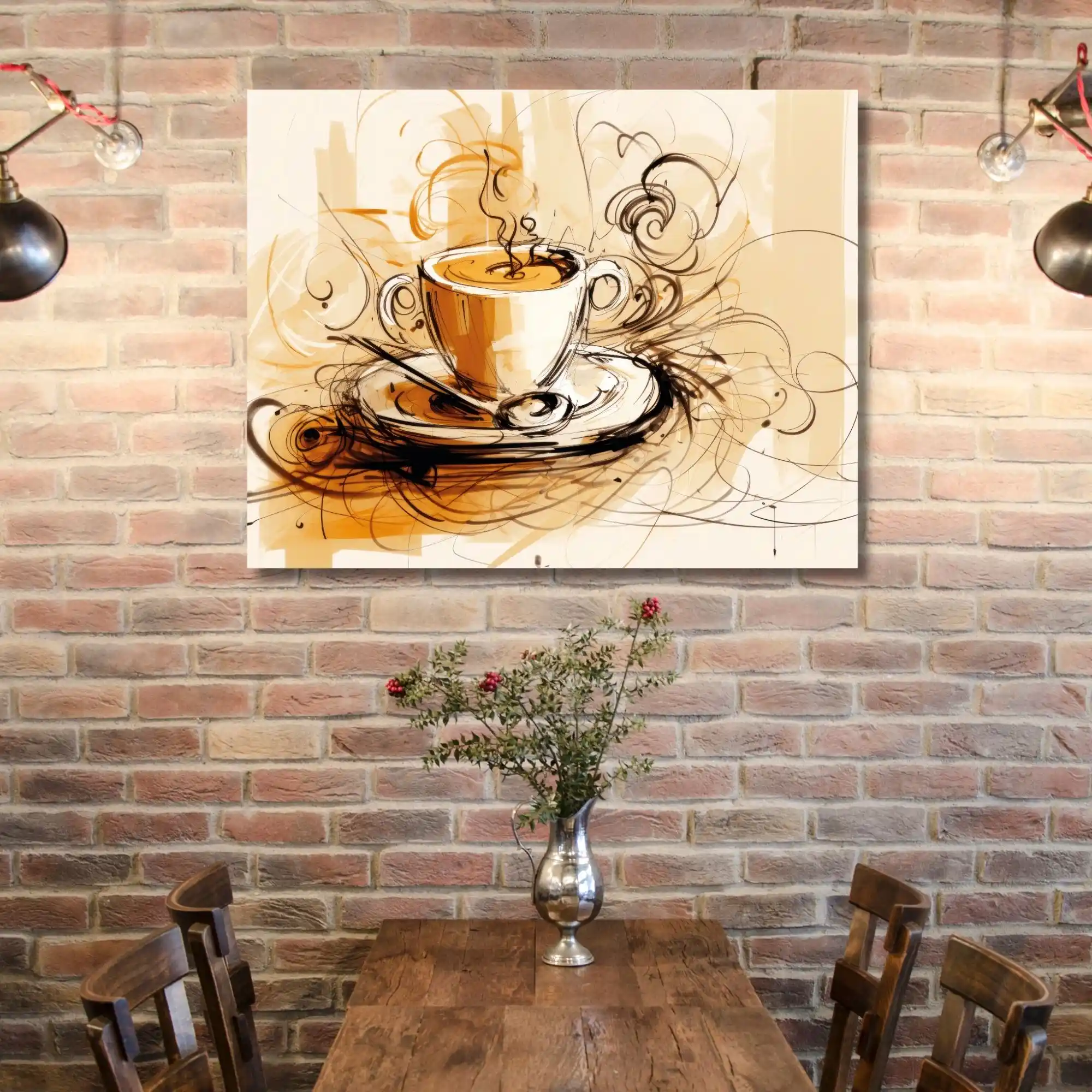 Kahve Köşenize Zarafet Katacak Dekoratif Tablo Seçimi ve Dekorasyon İpuçları