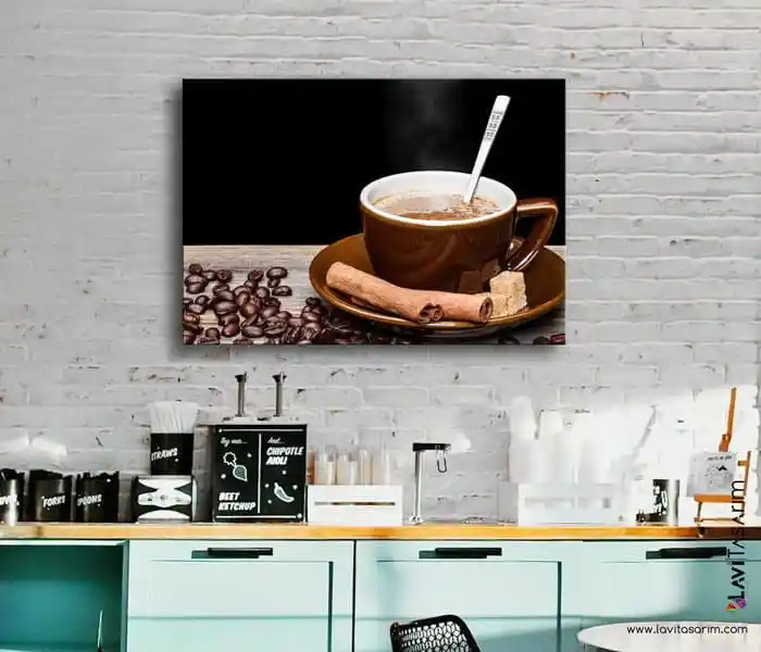Kahve Köşenizi Güzelleştirecek Dekoratif Tablo Tasarım Önerileri ve Seçim İpuçları