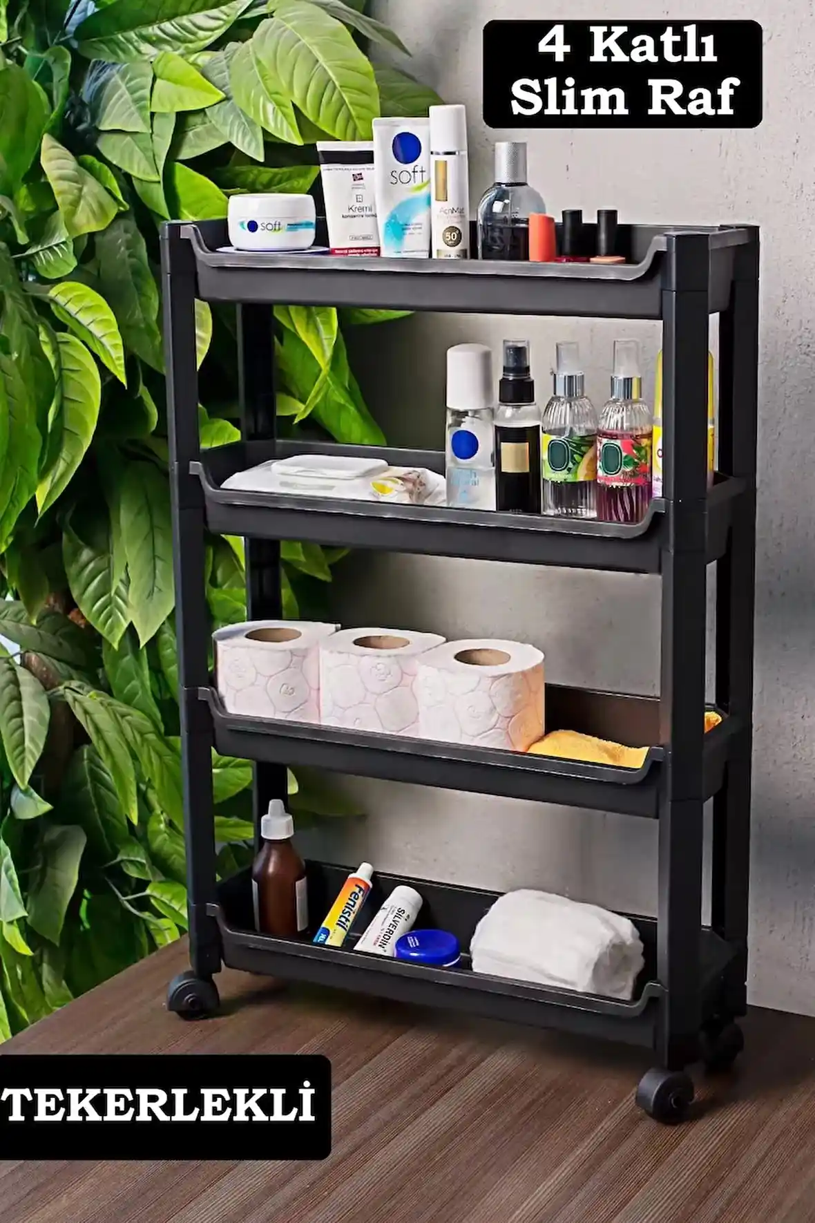Katlı Tekerlekli Banyo Raf Modelleri: İşlevsellik ve Tasarımın Buluşması
