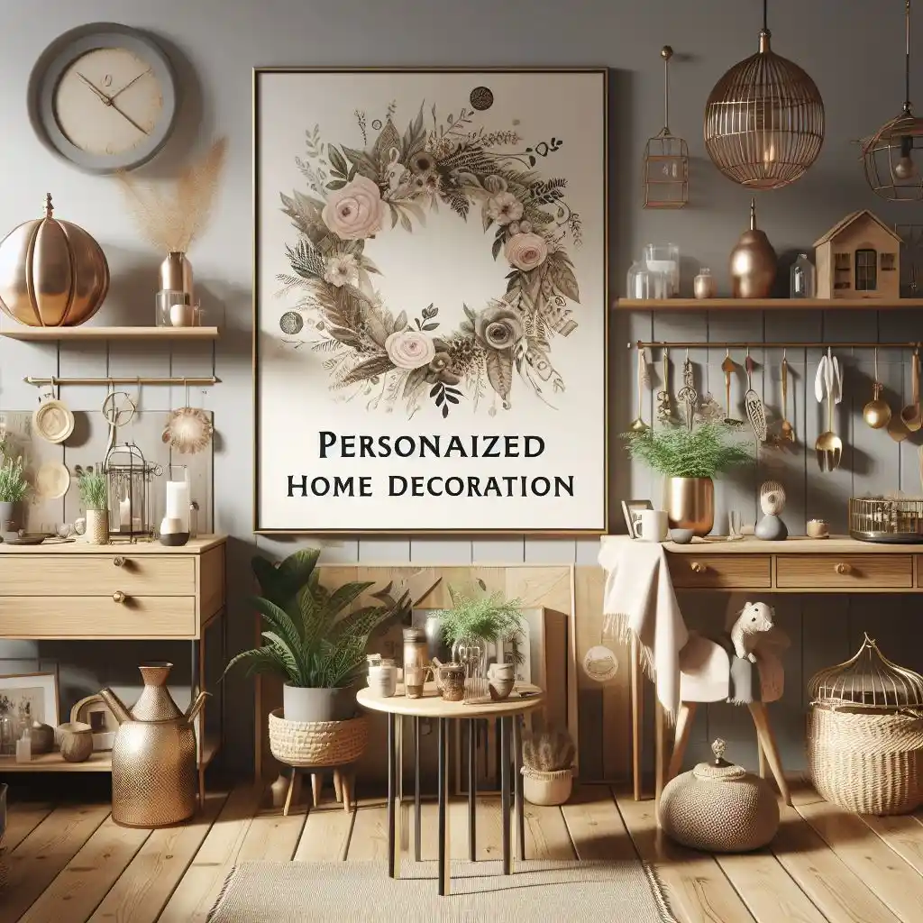 Kişiselleştirilmiş ve Yaratıcı Ev Dekoru Ürünleri ile Evinize Özgünlük Katın