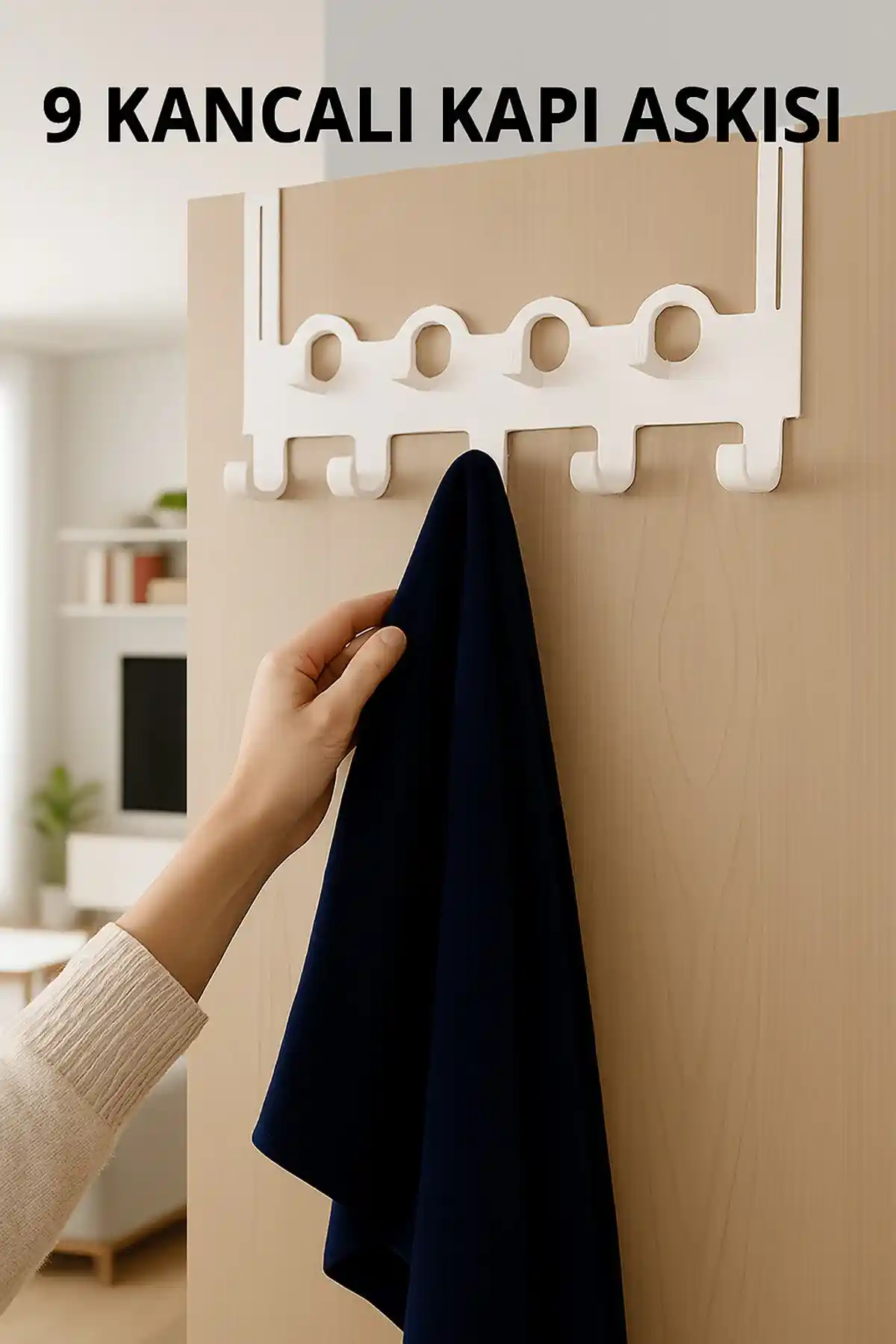 Kolay Kullanımlı Kapı Arkası Askıları Ev ve Ofisler İçin Pratik Çözüm Alternatifleri