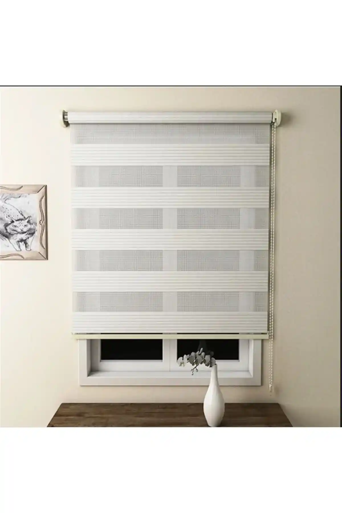 Krem Piliseli Stor Perdeler ile Modern ve Şık Ev Dekorasyonu Seçenekleri