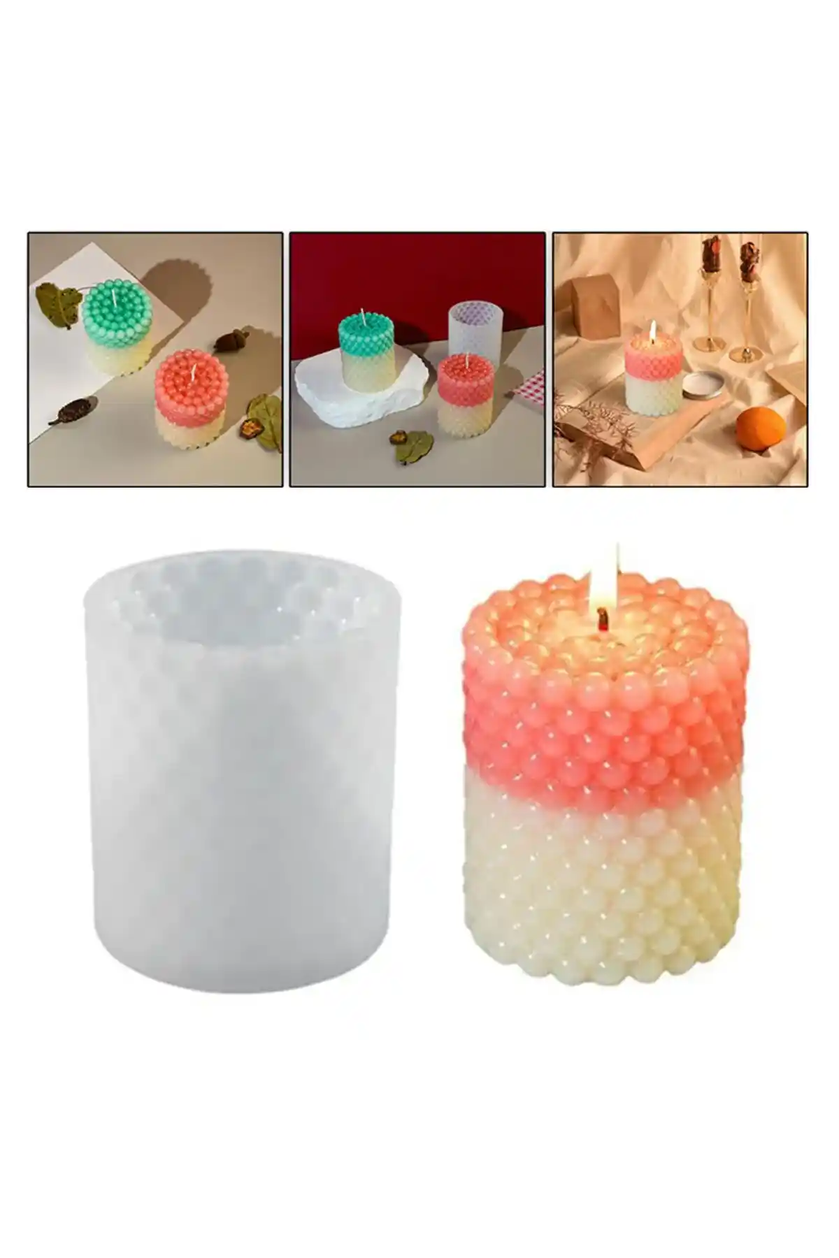 Küçük Kabarcıklı Mumlar ile Dekorasyon ve Estetikte Yeni Trendler
