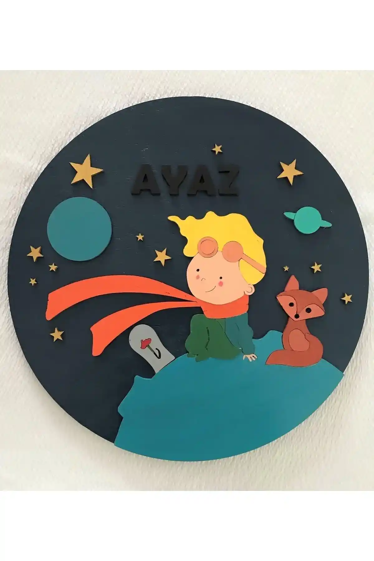 Küçük Prens Temalı Ahşap Kapı Aksesuarları ile Ev Dekorasyonunda Şıklık ve Fonksiyonellik