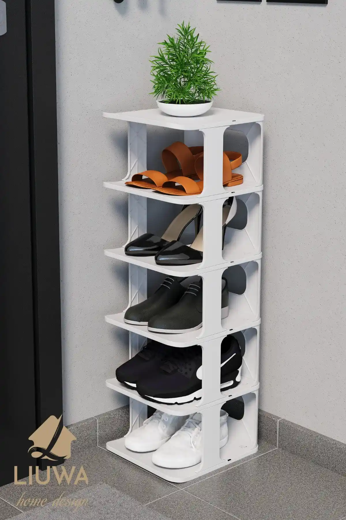 Liuwa Lux 5 Katlı Ayakkabılık ile Evde Düzeni Sağlamanın Pratik Yolu