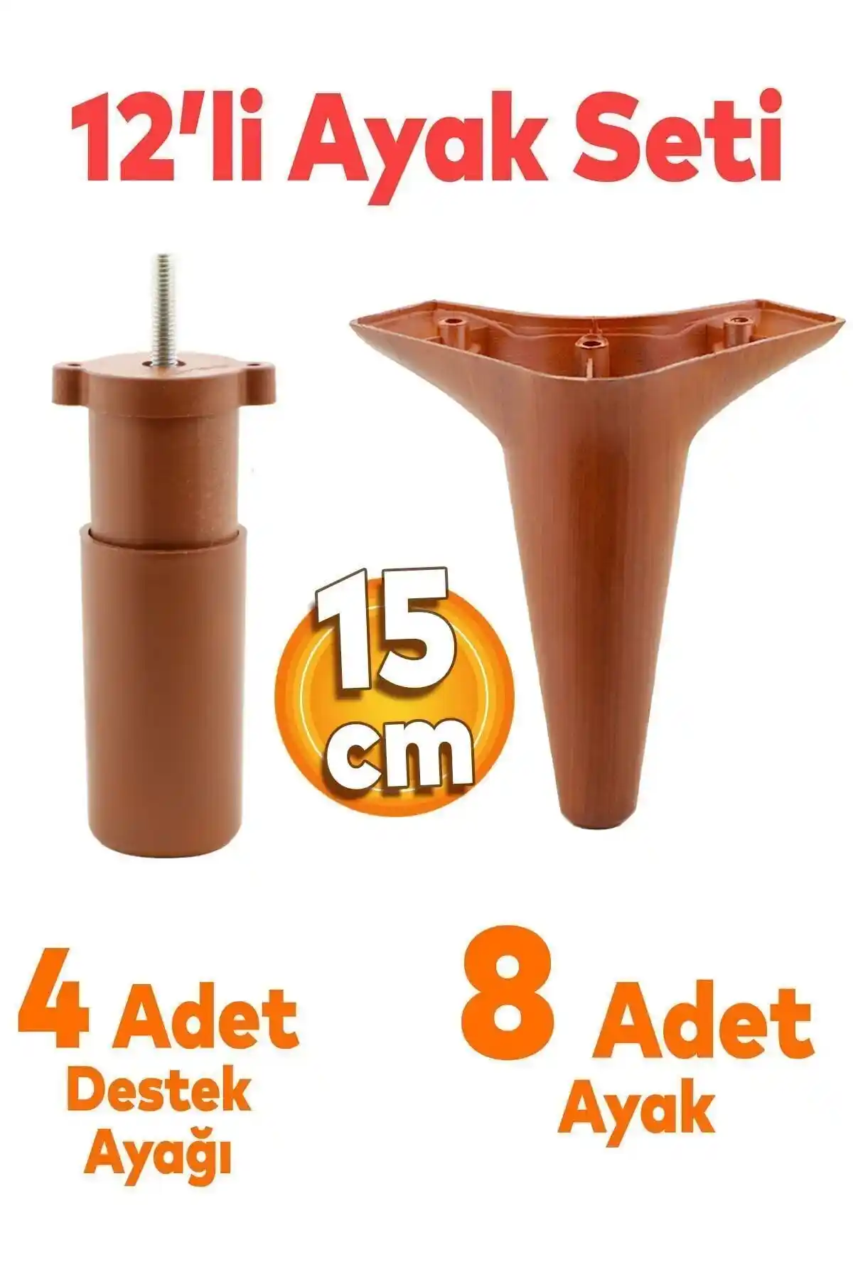 Lüks 12'li Mobilya Koltuk Ayakları: Tasarım ve Malzeme Özellikleri İncelemesi