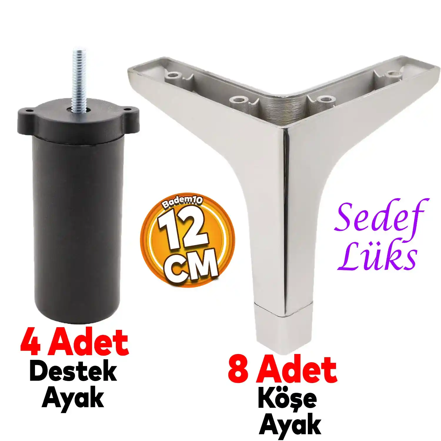 Lüks ve Modern Mobilya Ayaklarıyla Ev Dekorasyonunda Fark Yaratmak