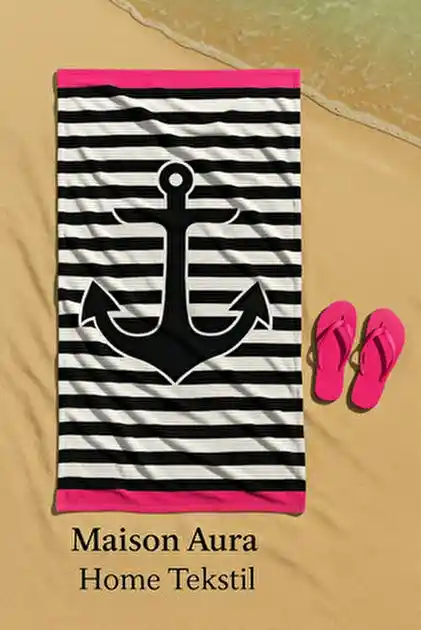 Maison Aura Hafif Plaj Havlusu: Şık ve Pratik Kullanım İçin Uygun Seçenek