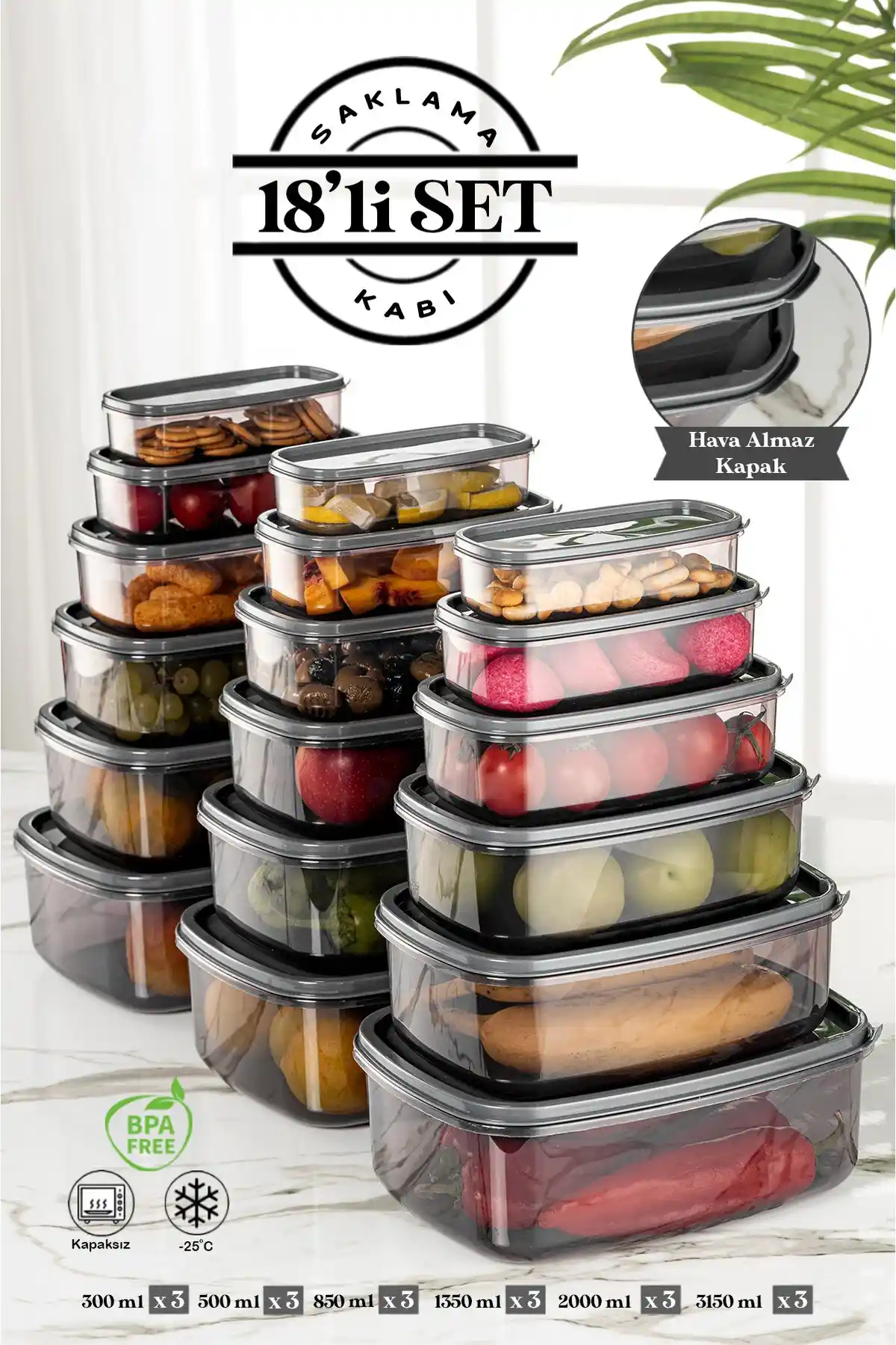 Melani Home Saklama Kabı Setleri ile Ev Dekorasyonunda Pratik ve Şık Çözümler