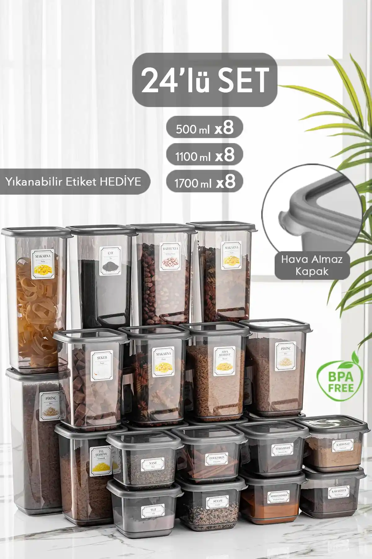 Melani Saklama Kabı Setleri: Modern Tasarımlarla Ev Düzeninizi Geliştirin