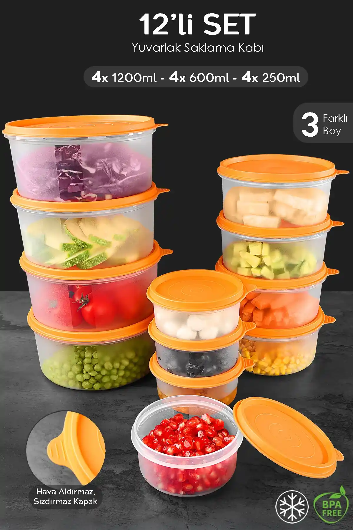 Meleni Home Çoklu Gıda Kabı Setleri: Fonksiyonellik ve Pratiklik Sunan Modern Mutfak Çözümleri