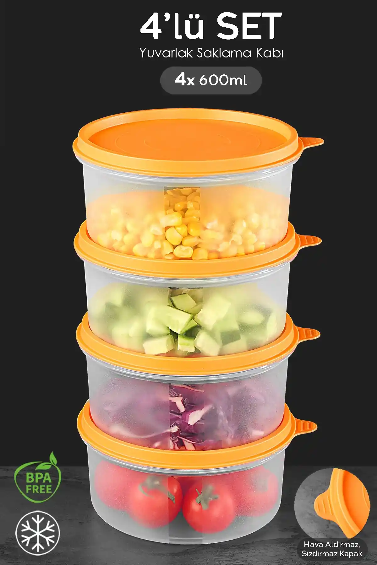 Meleni Home Saklama Kabı Seti: Dayanıklı ve Çok Yönlü Mutfak Saklama Çözümü