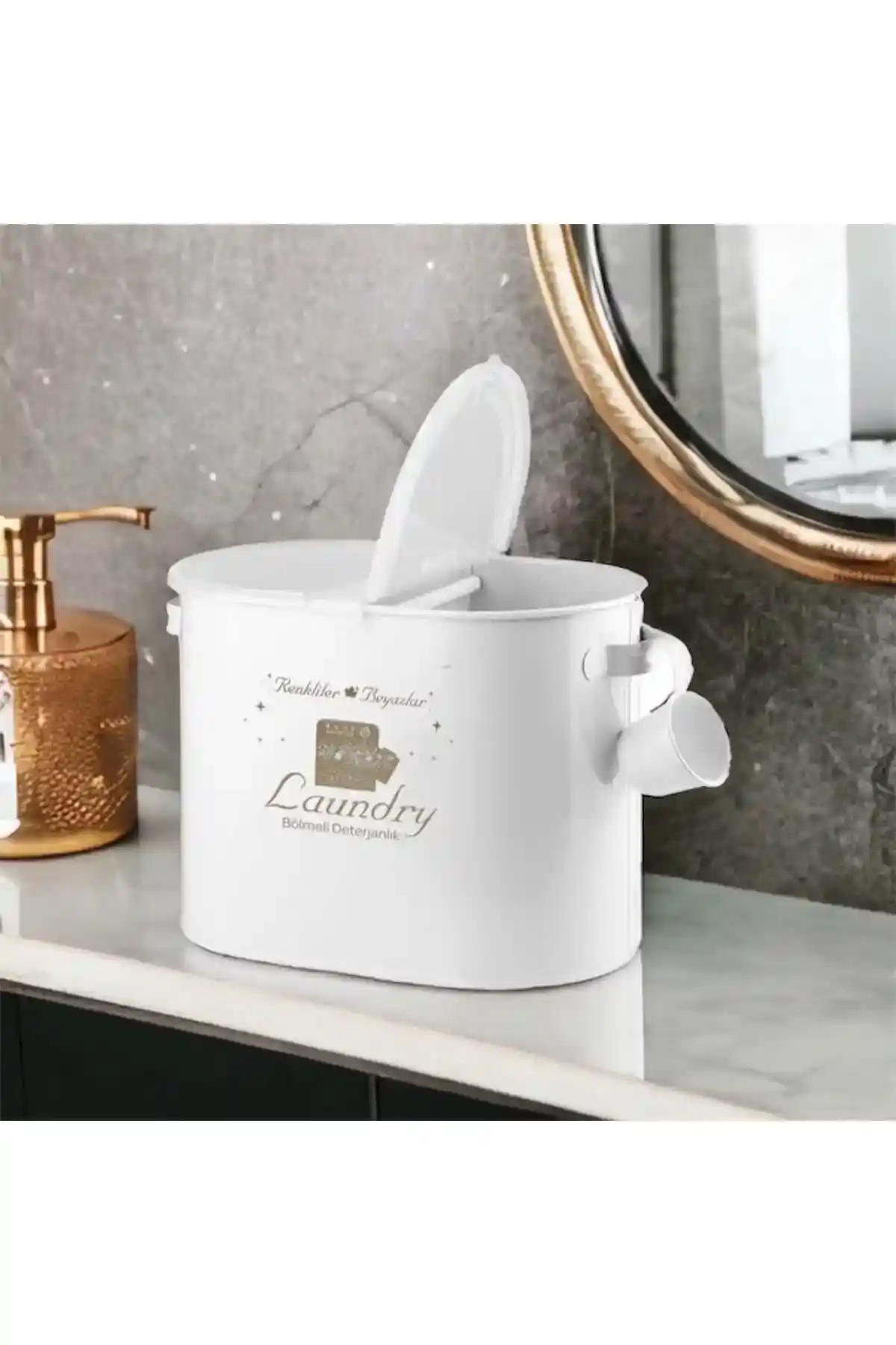 Metal Tasarım Deterjan Kutuları: Modern ve Dayanıklı Mutfak ve Banyo Çözümleri