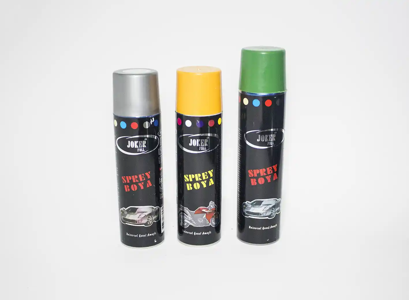 Metal ve parlak efektler için siyah ve kırmızı sprey boya kullanımı ve uygulama teknikleri