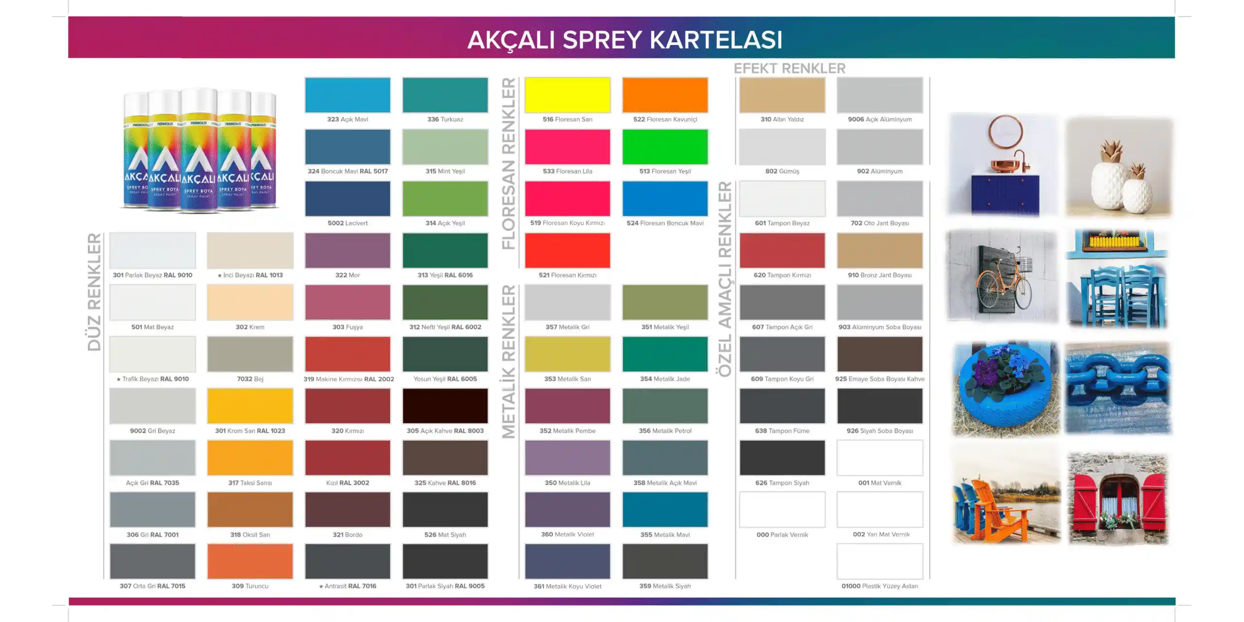 Metalik Sprey Boyalar: Renk Dayanıklılığı ve Çeşitli Uygulama İpuçları