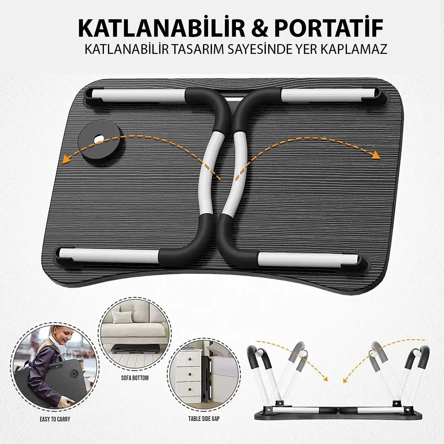Miletus Ergonomik Laptop Sehpası: Konfor ve Sağlık İçin Tasarlanmış Çözüm