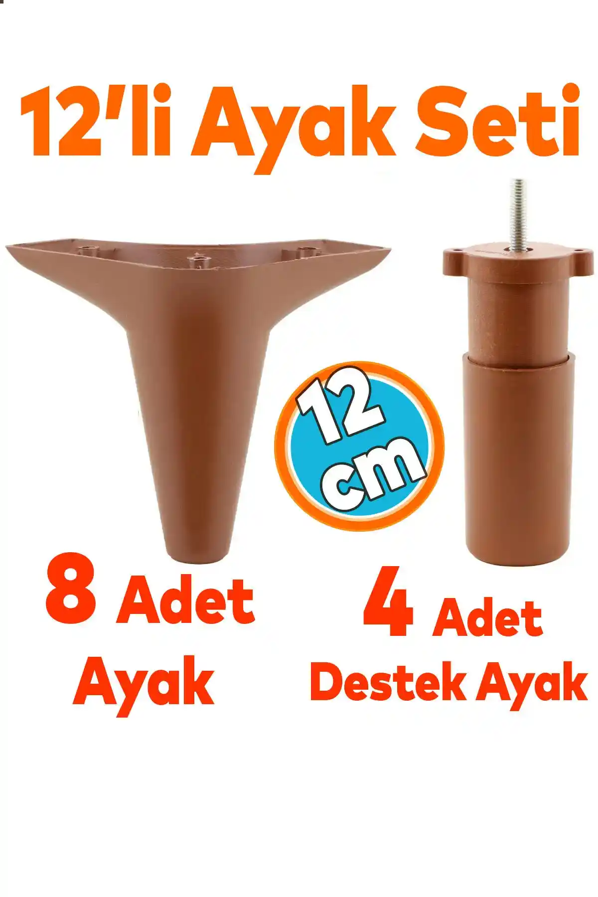 Mobilya ve Ev Dekorasyonunda Kullanılan 12'li Koltuk Ayağı Setleri Analizi ve Seçim Rehberi