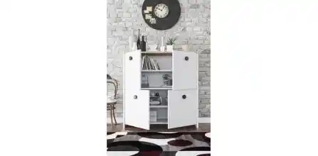 Modern 4 Kapak ve 4 Raflı Mobilyalar ile İç Mekanlara Şıklık ve Fonksiyonellik Katın